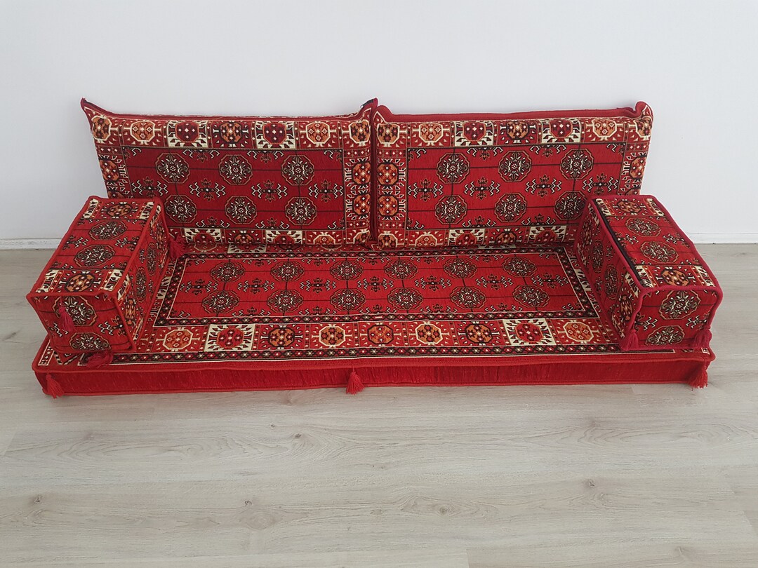 Vintage Floor Seating Sofa Persian Rug Style Floor Sofa Etsy