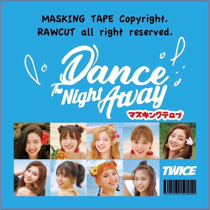 Twice Dance Night Away Masking Tape Etsy Twice Dance Night Away Masking Tape Etsy
