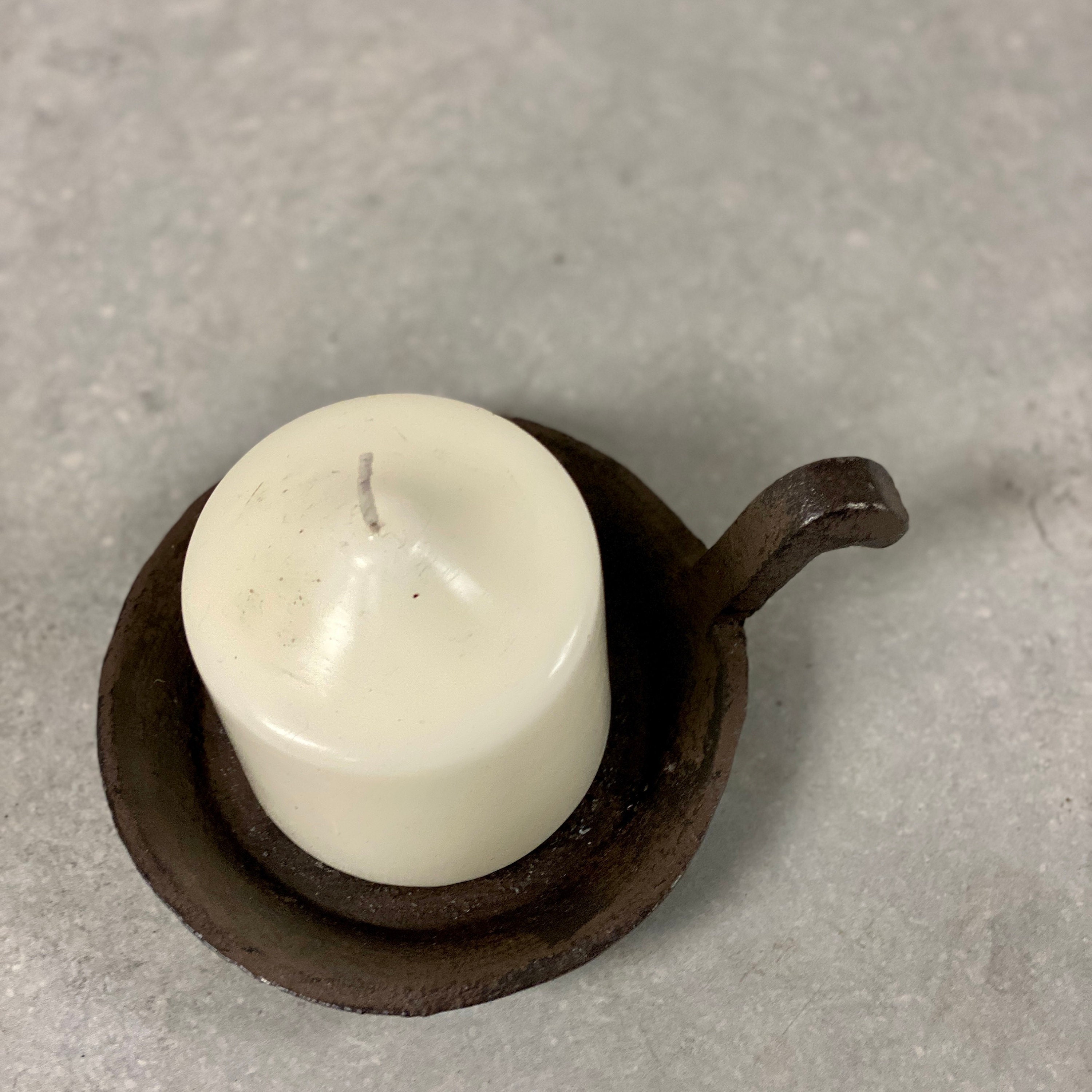 Cast Iron Candle Saucer Etsy