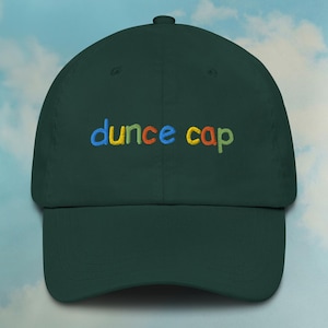 Gorra de algodón con diseño de tonto / Gorra de papá con humor para adultos / Gorras divertidas / Gorras con memes / Gorra de regalo / Gorra de papá bordada ajustable con color personalizado
