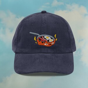 Calcifer Howl’s Moving Castle Corduroy Hat | Studio Ghibli Dad Hat | Miyazaki Gift | Ghibli Fan Cap | Custom Color Adjustable Embroidered