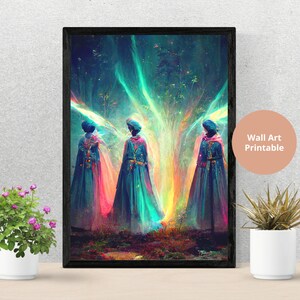 Ai Art-Higher Dimension-Aurora- Digital Art-Download