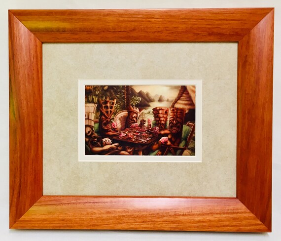 Authentic Hawaiian Koa Wood Handmade Premium Grade Picture