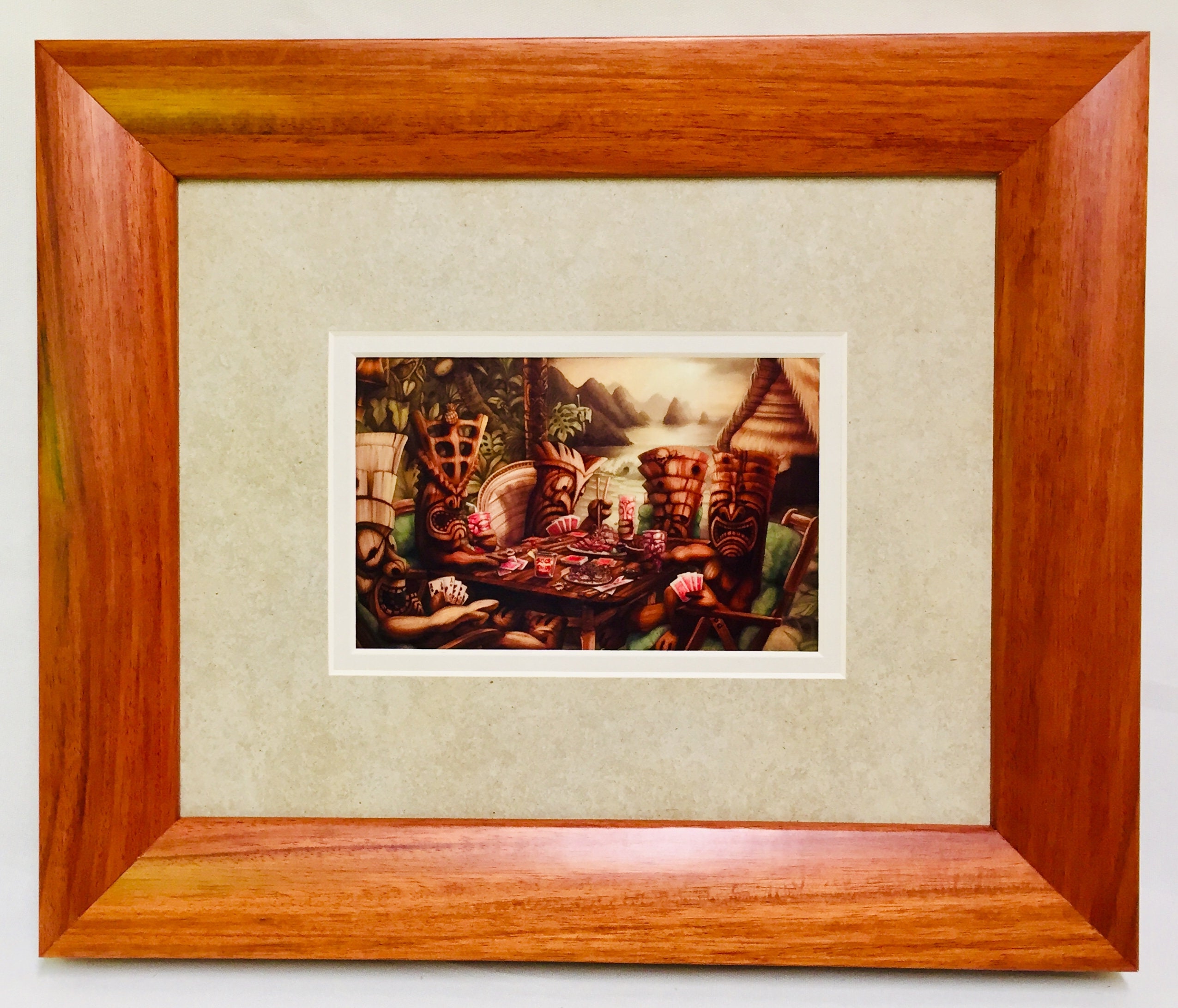 Premium Curly Koa Wood Picture Frame 1 3/4 wide moulding Etsy