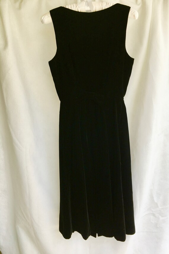 Vintage 90's Charter Club Black Velveteen Ladies … - image 2