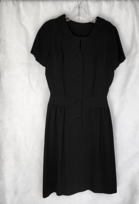 Vintage 60's Little Black Dress - image 1