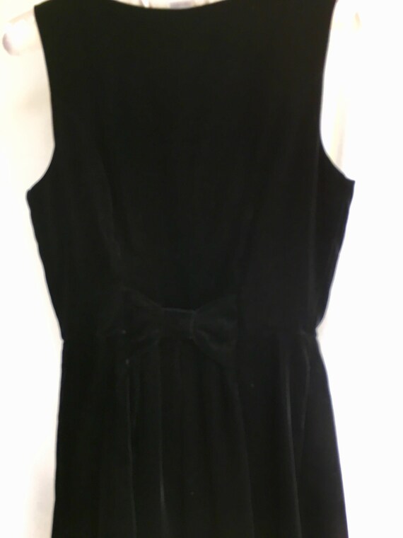 Vintage 90's Charter Club Black Velveteen Ladies … - image 3