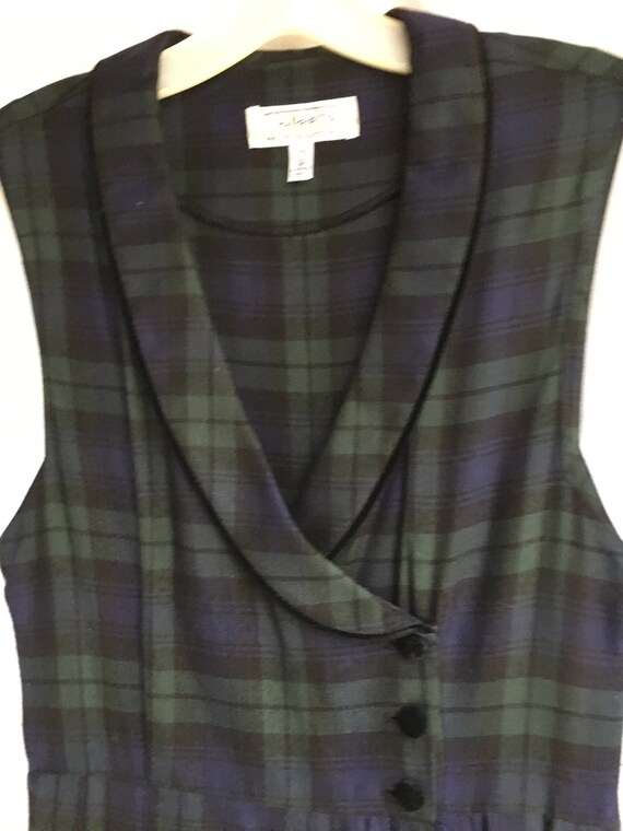 black watch tartan ladies dress