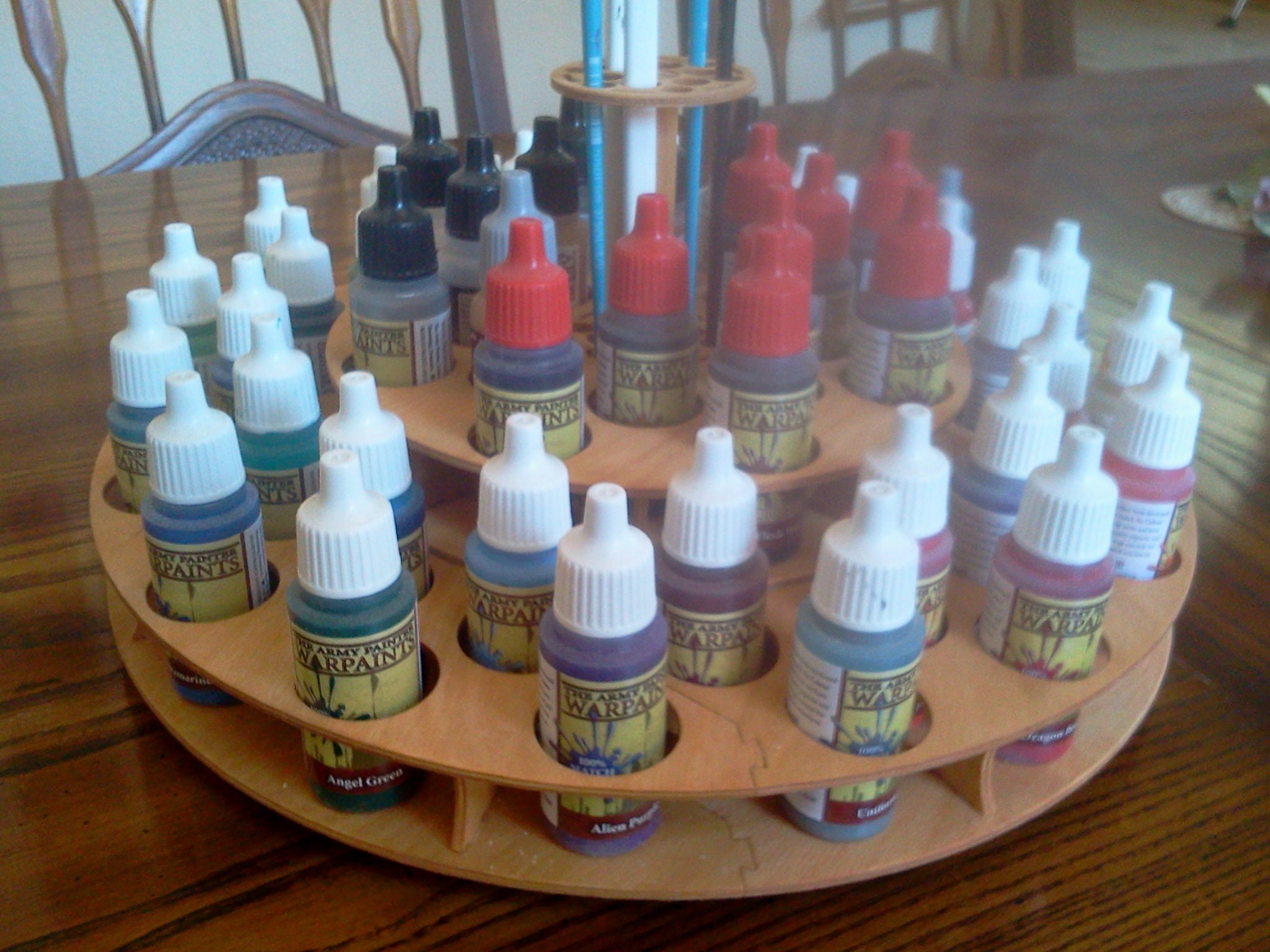 Paint Storage Station 2 level carousel kit Etsy