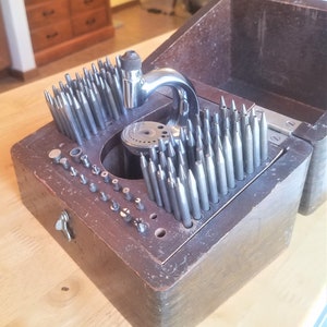 Vintage K D Staking Set W Series 600 Tool in Box Watch Repair