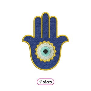 Hand of Fatima Machine Embroidery design - 4 sizes - INSTANT DOWNLOAD