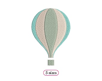 Balloon Machine Embroidery design - 5 sizes - INSTANT DOWNLOAD