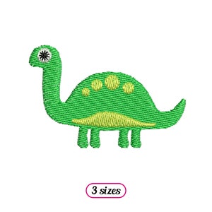 Mini Diplodocus Dinosaur Machine Embroidery design – Animal Jurassic Herbivorous Dinosaur Wildlife Diplodocus - INSTANT DOWNLOAD File