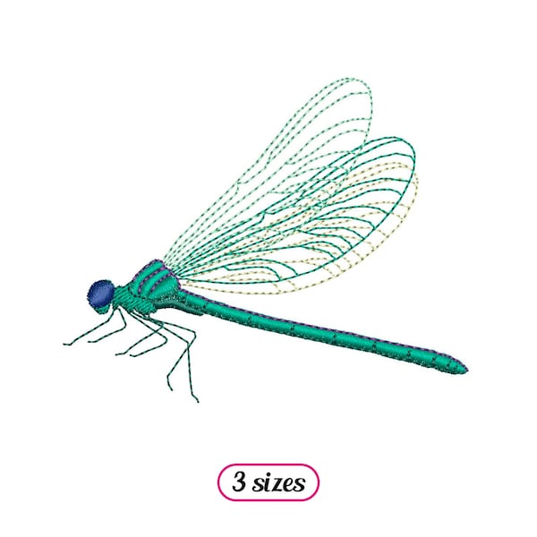 Dragonfly Embroidery Kit Etsy