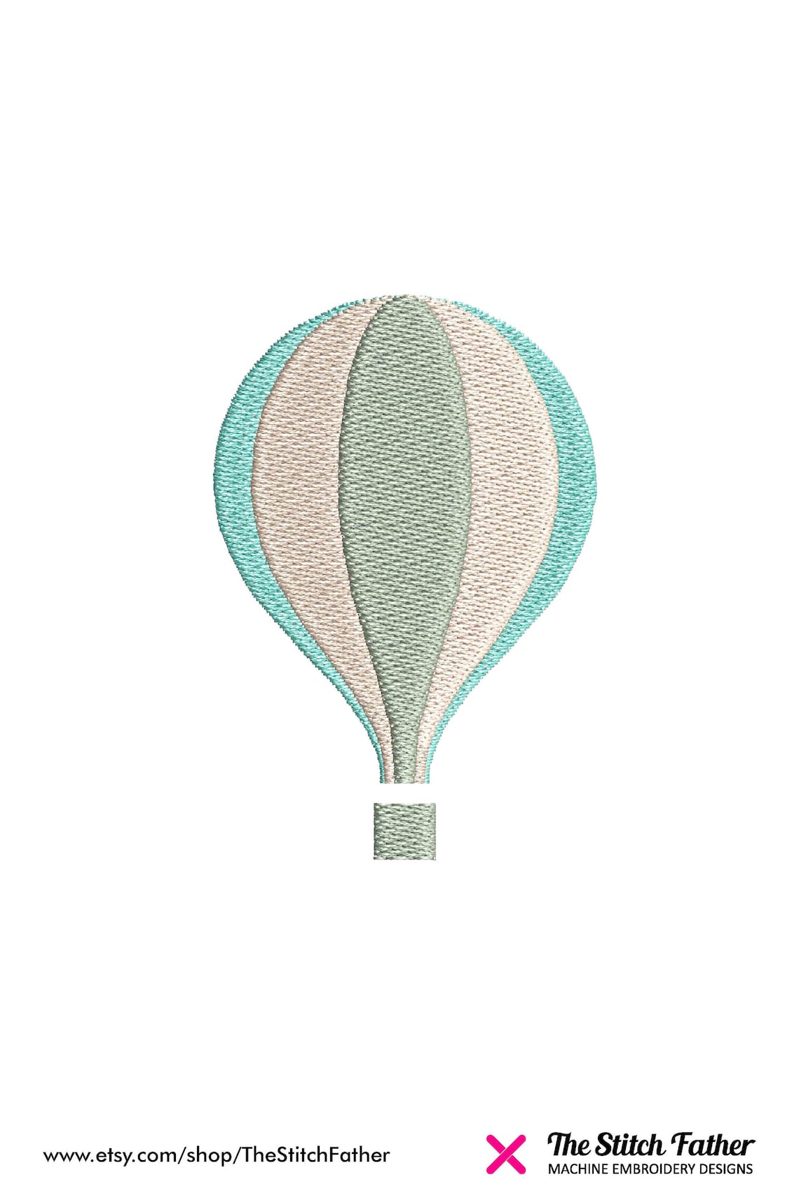 Hot Air Balloon Embroidery Design Mini Hot Air Balloon Fill - Etsy