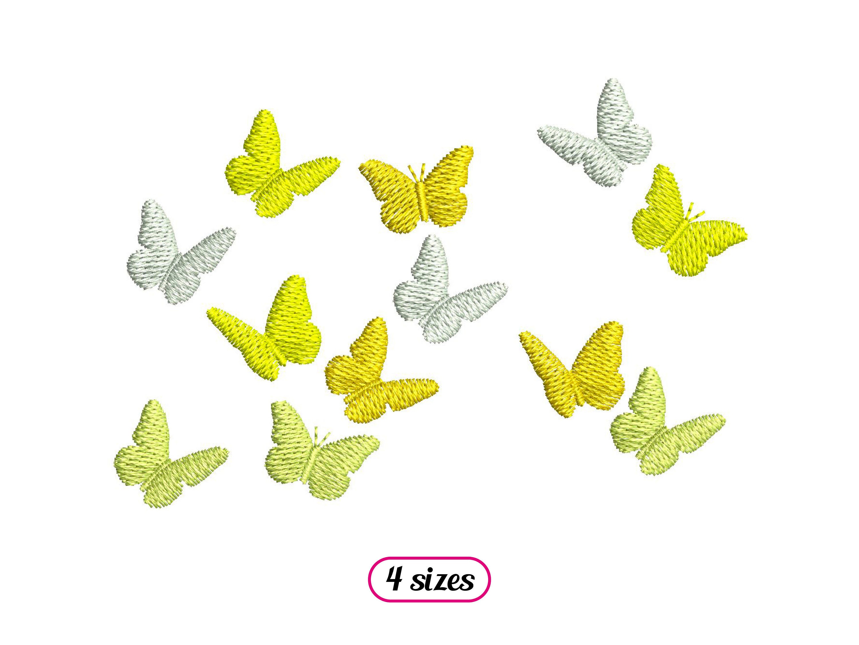 60pz Farfalle per Resina Mini Farfalle per Artigianato Farfalle in