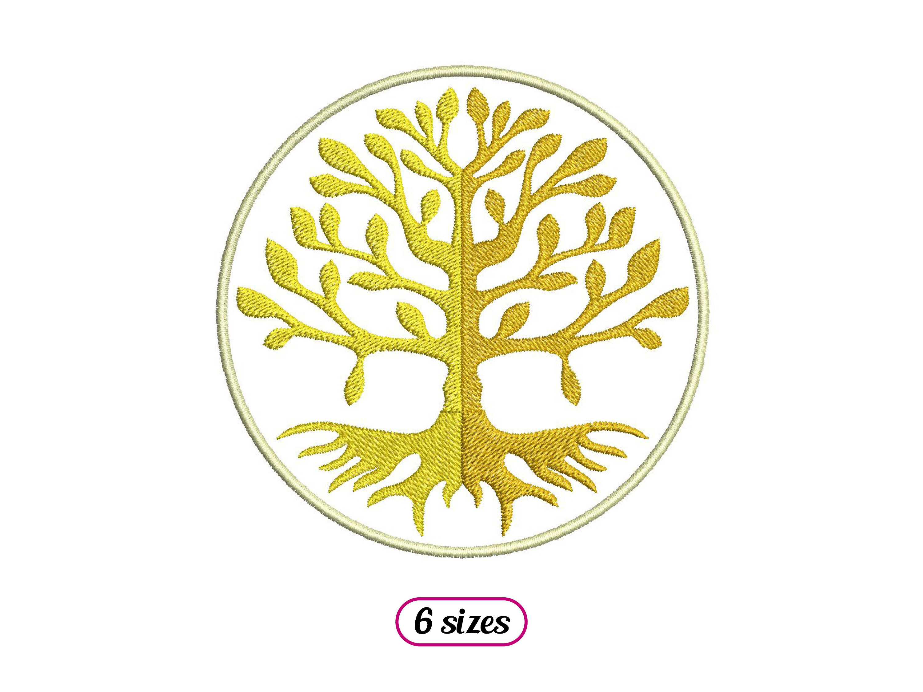 Mini Tree of Life Machine Embroidery Design - 6 Sizes - INSTANT ...