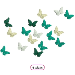 Flying Butterflies Large Group Machine Embroidery design - 4 sizes - INSTANT DOWNLOAD