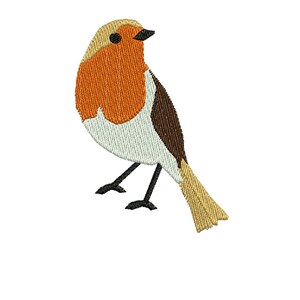 Robin Standing Machine Embroidery Design - 6 Sizes - INSTANT DOWNLOAD ...