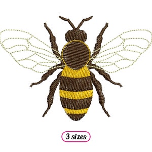 Mini Realistic Bee Wings Open Machine Embroidery design - 3 sizes - INSTANT DOWNLOAD