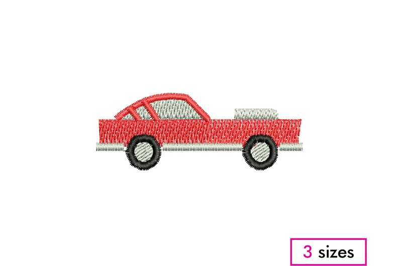 Car Machine Embroidery Design Mini Race Car Driver Fill Etsy