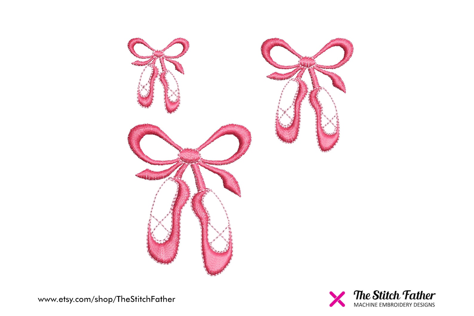 mini ballet shoes machine embroidery design – ballerina pointe dancing shoes ballet tutu – girl dance embroidery - instant downl