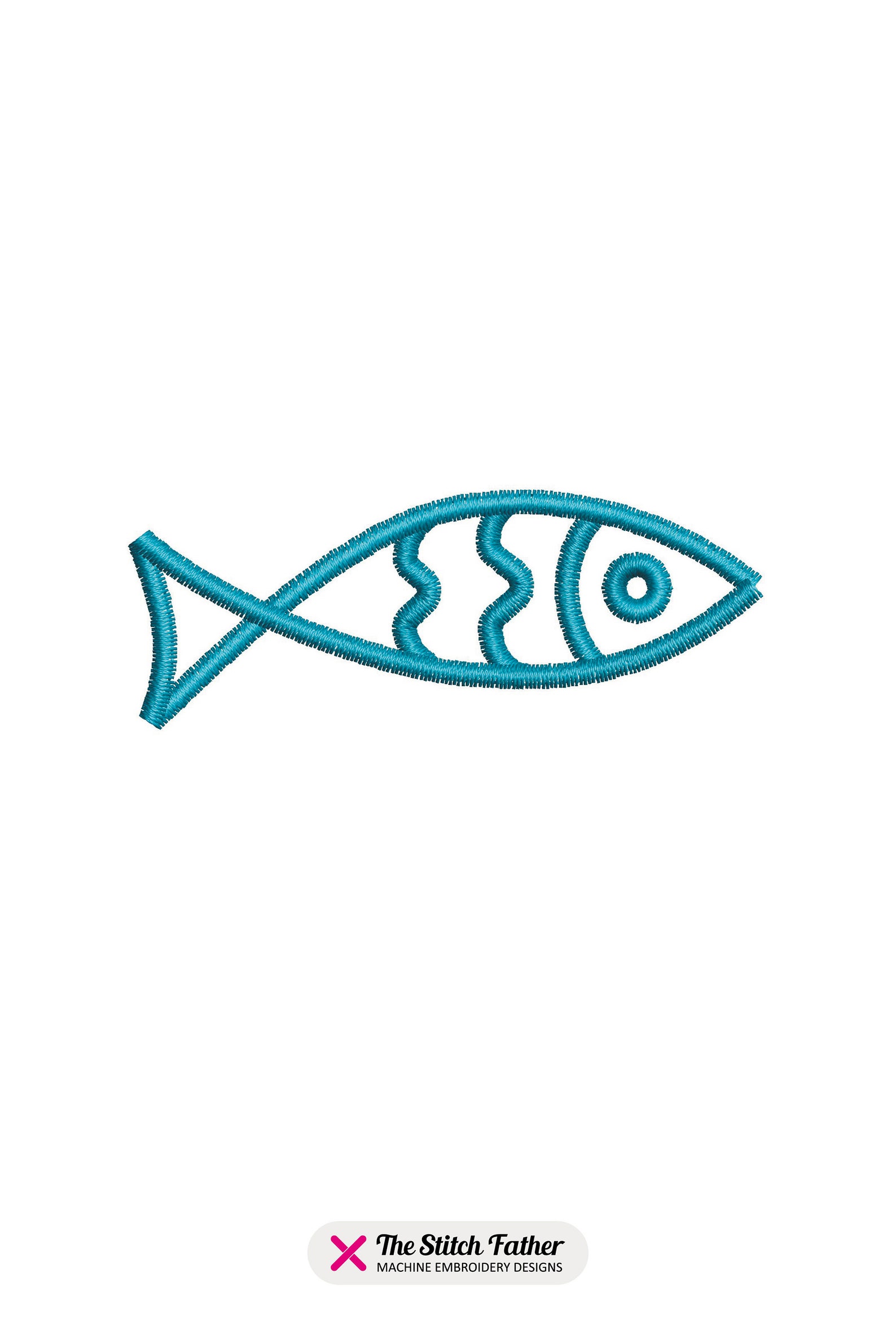 Mini Fish Outline Machine Embroidery – Small Sardine Outline – Tiny ...