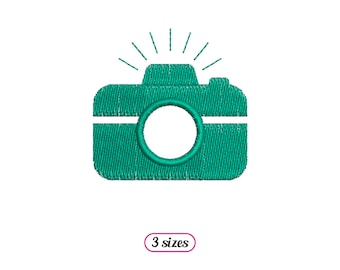 Mini Camera Machine Embroidery design – Photo Camera Silhouette – Camera Simple Shape - Small Camera Travel Icon - INSTANT DOWNLOAD