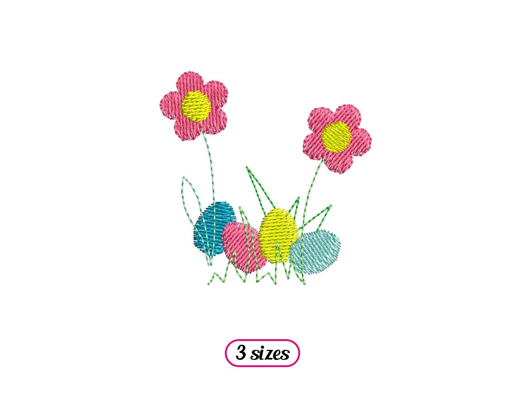 Mini Easter Egg Hidden Machine Embroidery Design – Hidden Easter Eggs ...