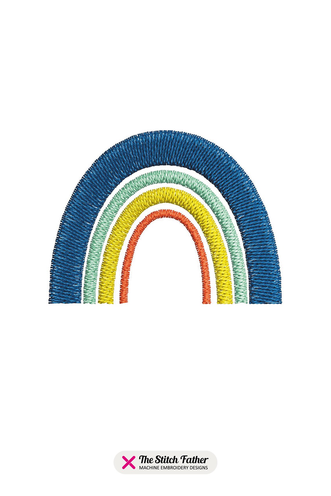 Mini Boho Rainbow Machine Embroidery Design – Small Rainbow Boho – Boho ...