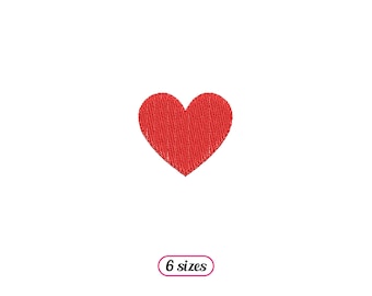 Mini Heart Machine Embroidery design – Heart Shape – Fill Stitch Hearts – Small Valentine Hearts – Heart Pattern – Love - INSTANT DOWNLOAD