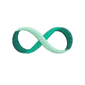 Mini Infinity Symbol Machine Embroidery Design Filled Stitch - Etsy