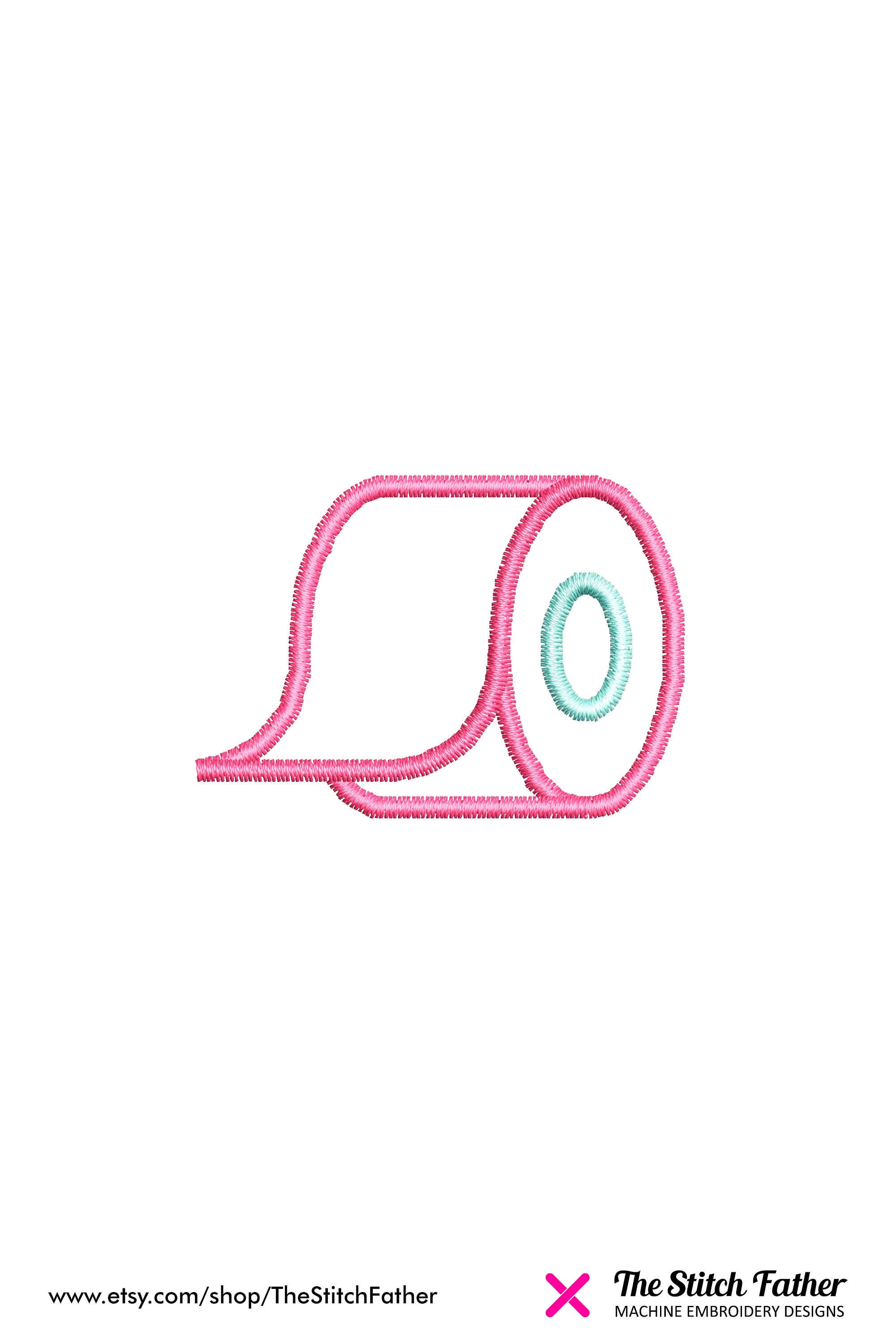 Mini Toilet Roll Line Machine Embroidery Design Toilet - Etsy
