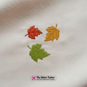 Mini Autumn Leaves Machine Embroidery Design – Small Thanksgiving Maple ...