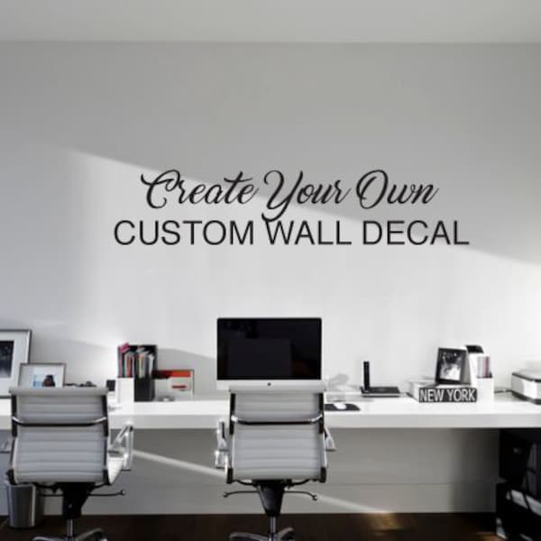 Vinyl Wall Art Office Etsy