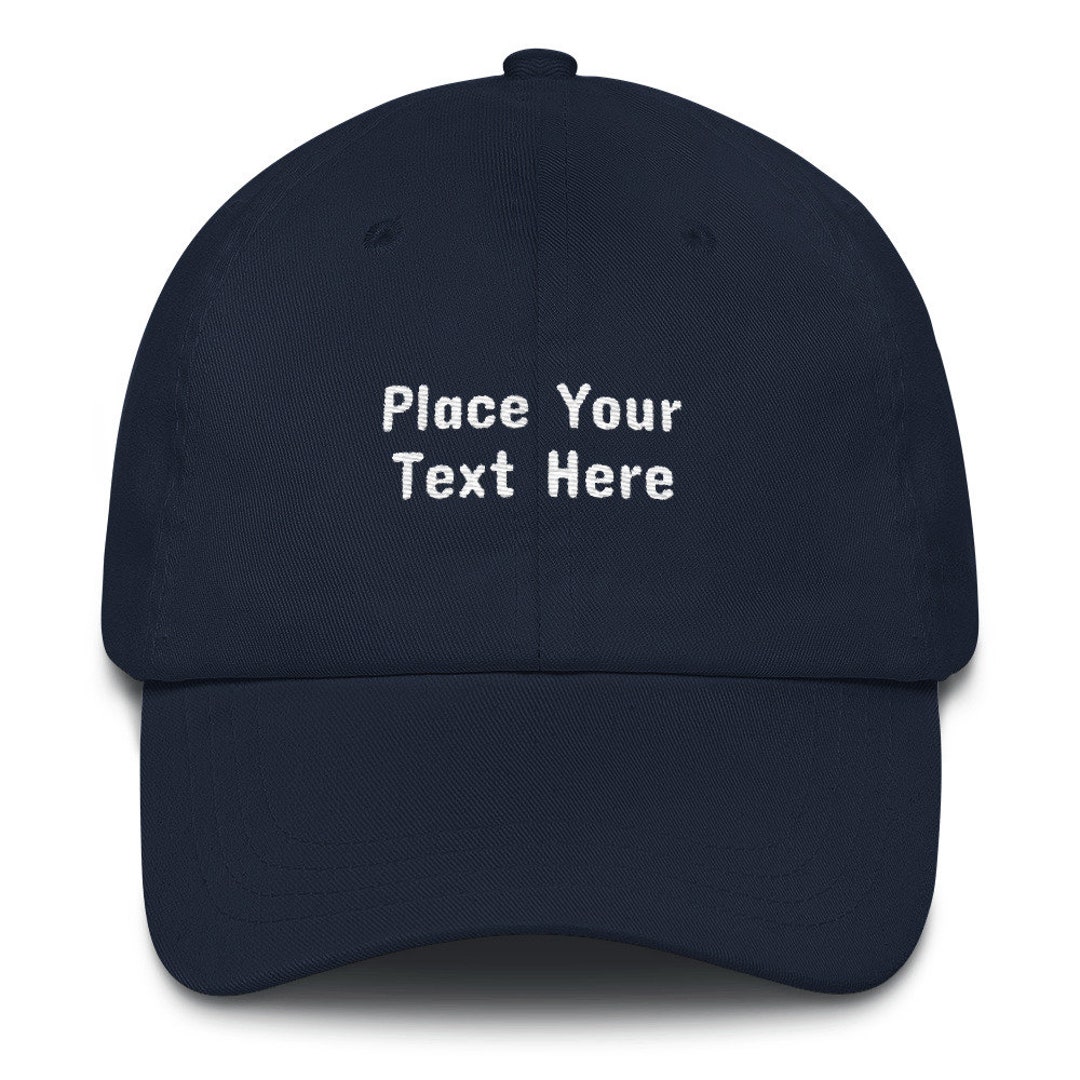 Custom Baseball Cap Embroidered Baseball Hat Personalized - Etsy