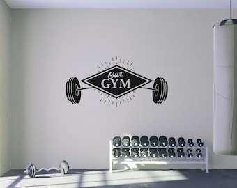 Our Home Gym Wall Decal