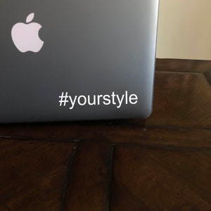 Custom Computer Decal, Laptop Stickers, Custom Computer Decals