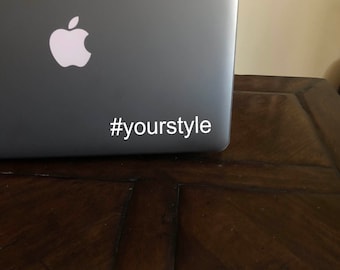 Custom Computer Decal, Laptop Stickers, Custom Computer Decals
