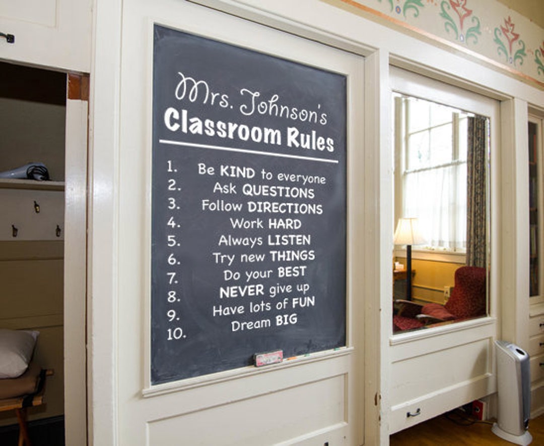 Classroom Rules, Classroom Decor Wall Decal Decal for Teachers Back to