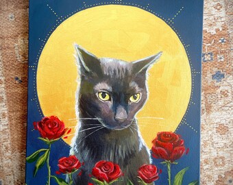 Retrato de mascota Golden Nimbus 12x16