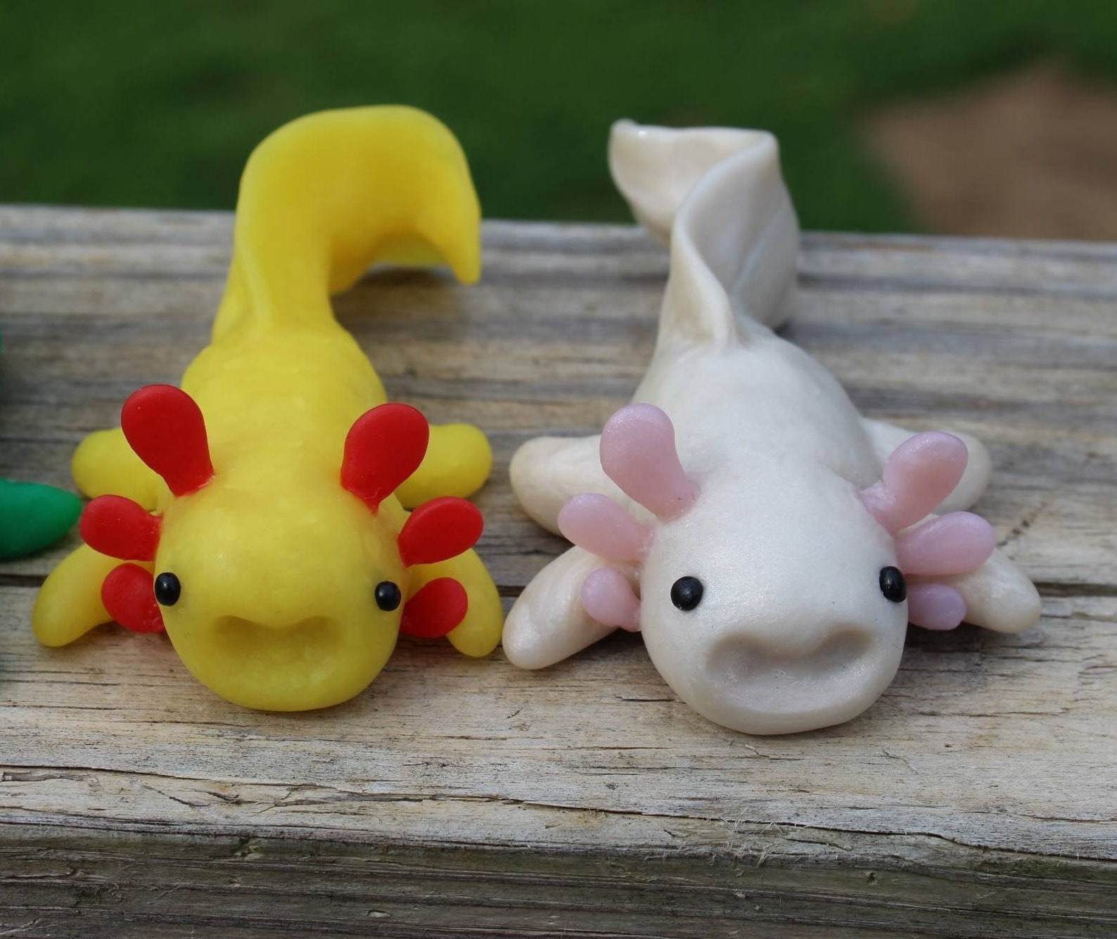 Cute Axolotl Polymer Clay Sculpture/figurine Etsy