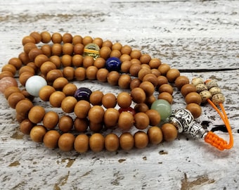 Chakra Mala - Sandelholz