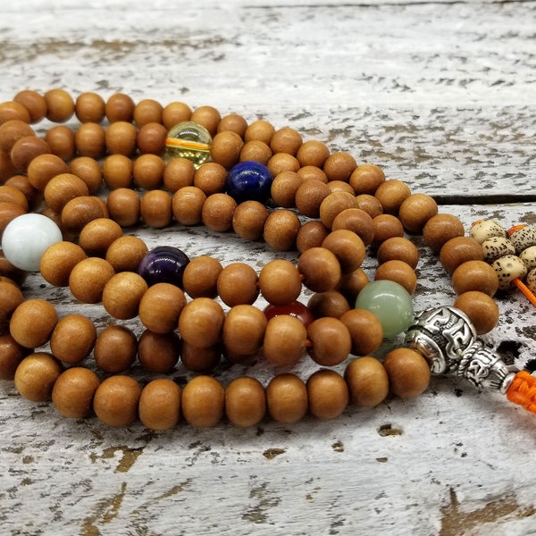 Chakra Mala - Sandalwood