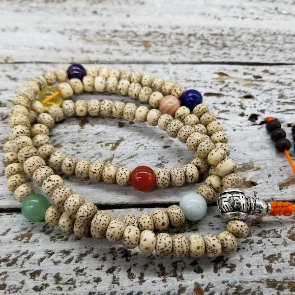 Chakra Mala - Natural Lotus