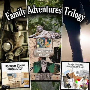 Escape Room Printable – Family Adventures Trilogy: Puzzle Game Collection for Families