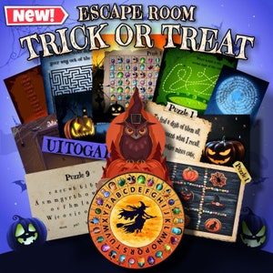 Halloween Escape Room Game DIY Halloween Printable Game Kit for Kids Halloween Escape Room | Halloween Party Game Halloween Gift Halloween