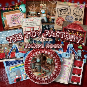 Christmas Escape Room Printable – The Toy Factory: Holiday Puzzle Game for Kids