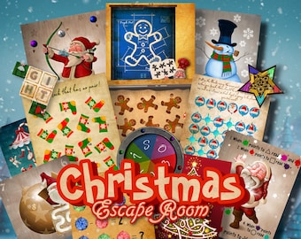 Christmas Escape Room Printable – Holiday Puzzle Game for Kids