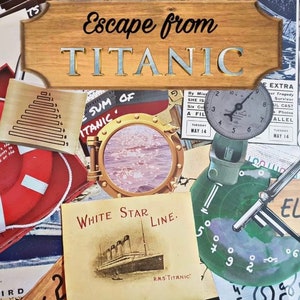 Escape Room Printable – Titanic: Shipwreck-Themed Puzzle Game for Kids